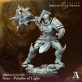 3D Printed Archvillain Games Aeas - Paladin of Light Archvillain Society Vol. XXIX 28 32mm D&D