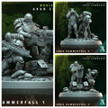 3D Printed Archvillain Games Argo Hammerfall Morior Invictus Argo Commando 28 32mm D&D