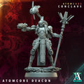 3D Printed Archvillain Games Atomcore Deacon Atomcore Conclave 28 32mm D&D