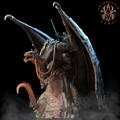 3D Printed Archvillain Games Captain's Steed The Sorrowsown 28 32mm D&D