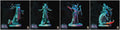 3D Printed Archvillain Games Descent into Madness Encephalids Enlightened 28 32mm D&D