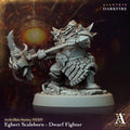 3D Printed Archvillain Games Egbert Scaleborn Dwarf Fighter Archvillain Society Vol. XXXIV 28 32mm D&D