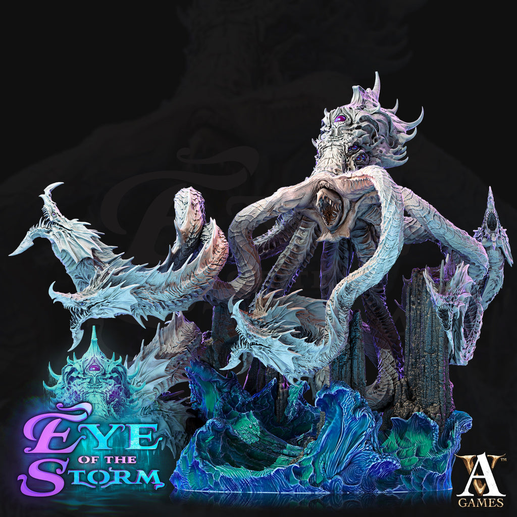 3D Printed Archvillain Games Eye of the Storm - Sky Kraken 28mm 32mm D&D