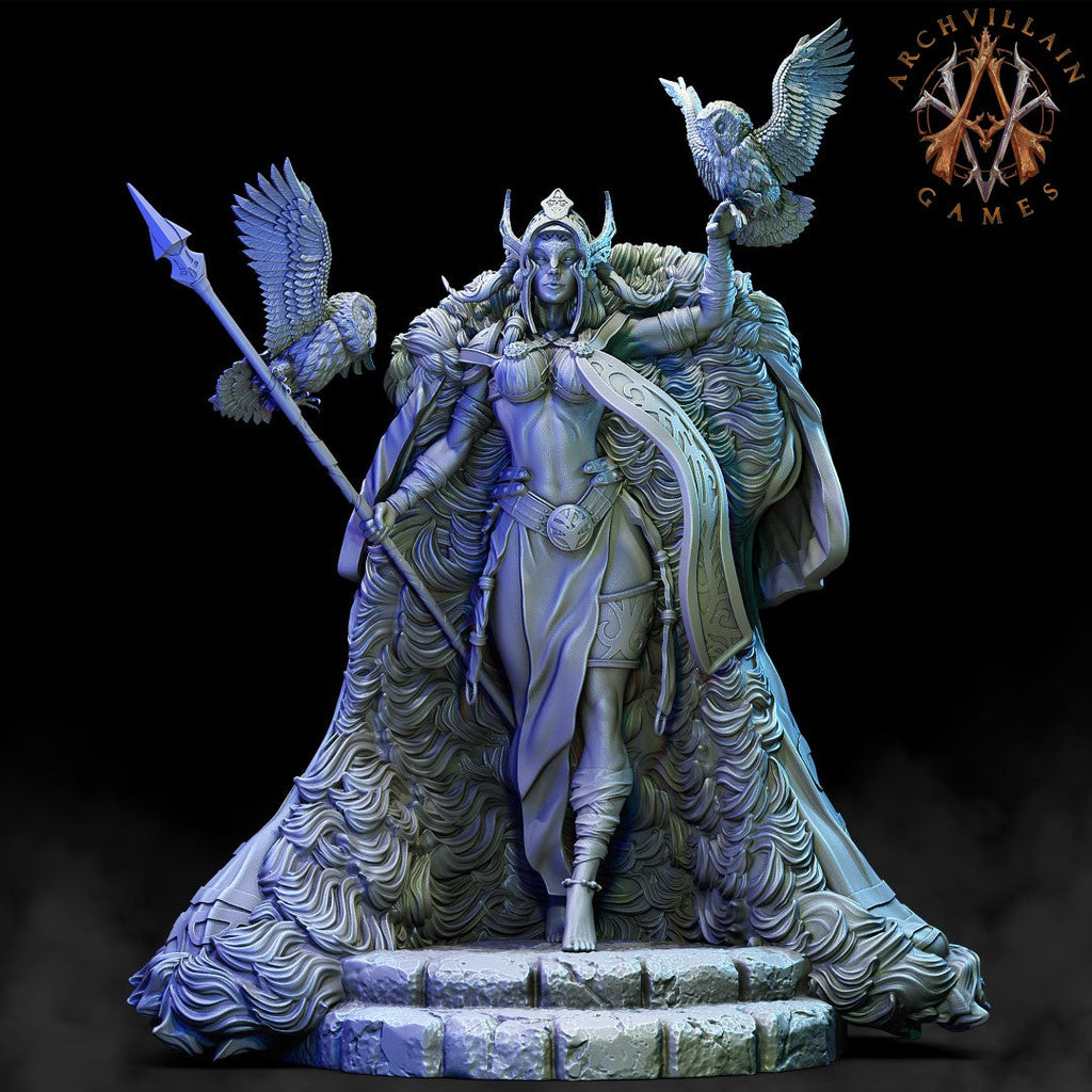 3D Printed Archvillain Games Frostburn Horrors - Frost Giant Queen 28mm 32mm D&D
