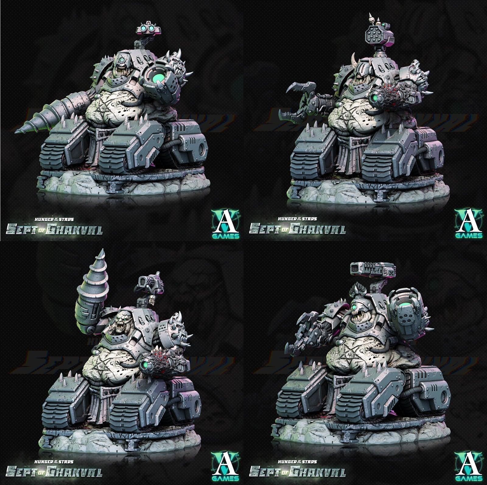 3D Printed Archvillain Games Ghakval Artillery Hunger of the Stars 28 32mm D&D