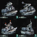 3D Printed Archvillain Games Ghakval Bikers Hunger of the Stars 28 32mm D&D