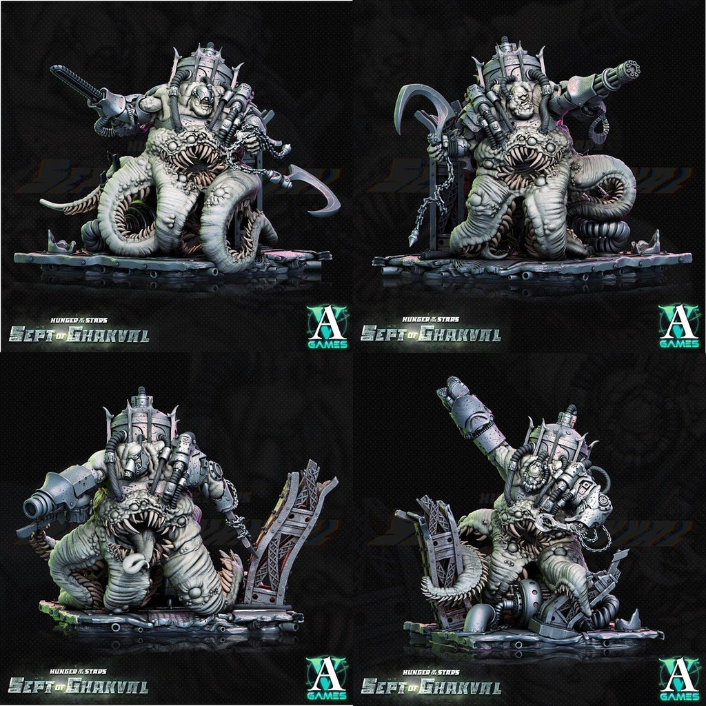 3D Printed Archvillain Games Ghakval Evermaws Hunger of the Stars 28 32mm D&D
