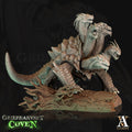 3D Printed Archvillain Games Griefharvest Coven - Turtle Hydra 28mm 32mm D&D