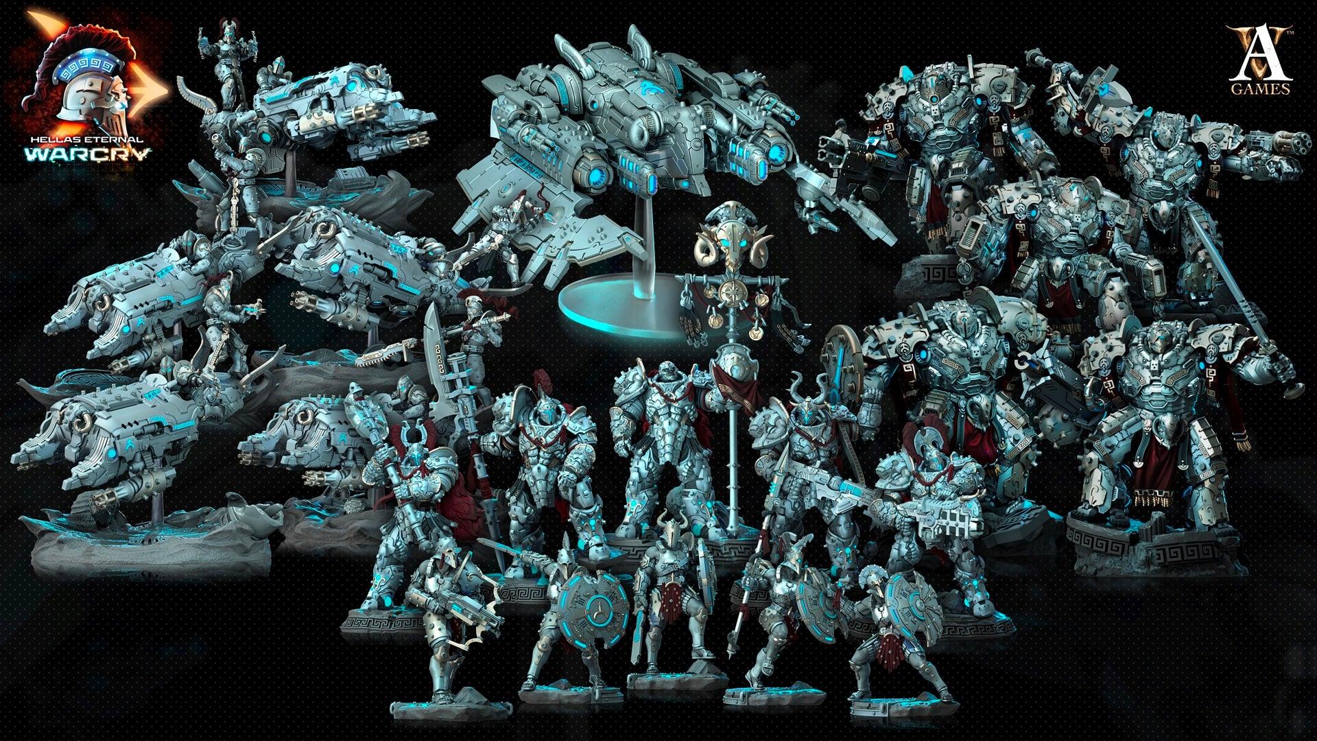 3D Printed Archvillain Games Hellas Eternal - Warcry Apovasis 28 32mm D&D