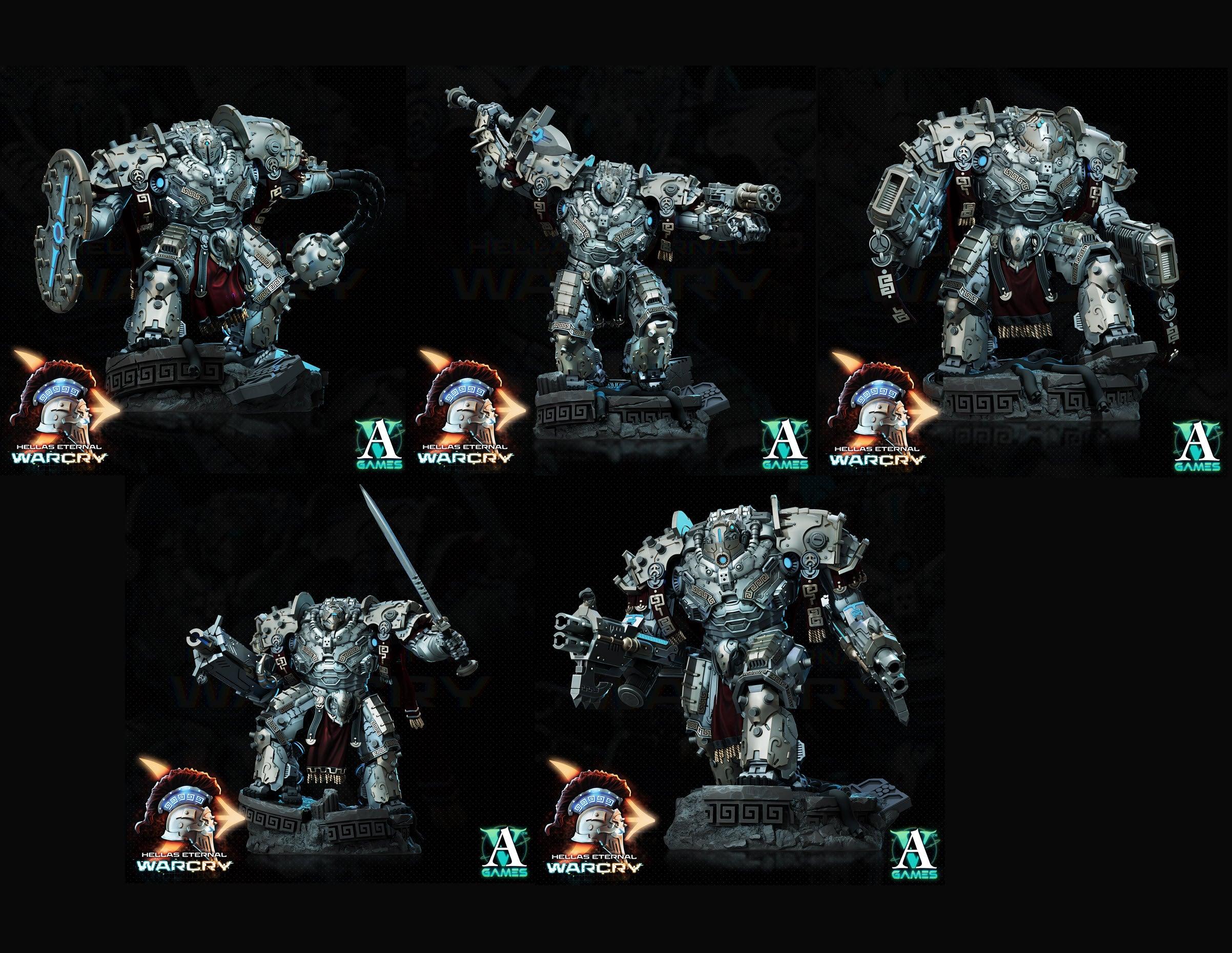 3D Printed Archvillain Games Hellas Eternal - Warcry Krateos 28 32mm D&D