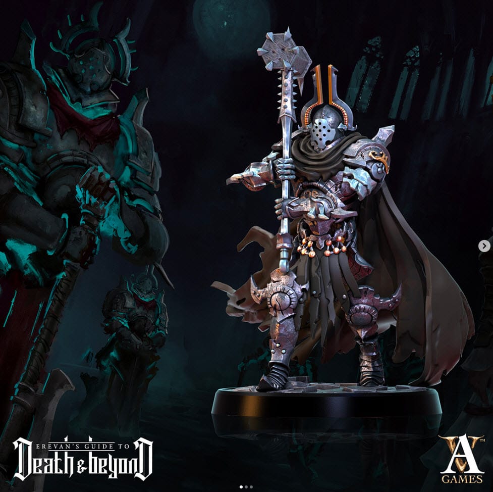 3D Printed Archvillain Games Hollow Vessel Death and Beyond 28 32mm D&D