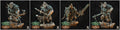 3D Printed Archvillain Games Howling Horde - Gnoll Scouts 28mm 32mm D&D