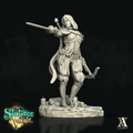 3D Printed Archvillain Games Isabetta of the Dawn Ranger The Sinister Vault 28 32mm D&D