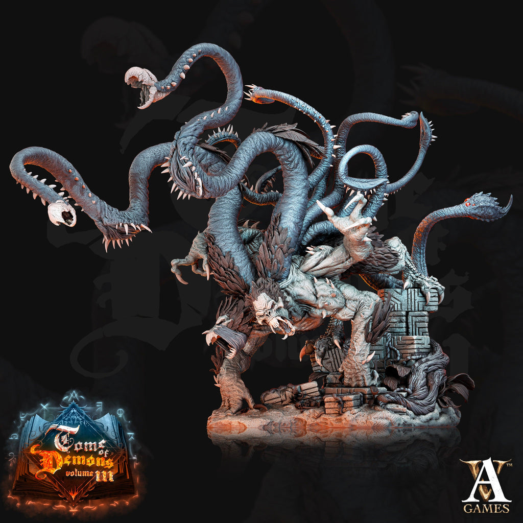 3D Printed Archvillain Games Kagon Aspect of Demogorgon Tome of Demons 28 32mm D&D