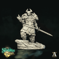 3D Printed Archvillain Games Kalineas the Broken Death Knight The Sinister Vault 28 32mm D&D