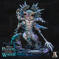 3D Printed Archvillain Games Karkhareetoth The Trench Blood In the Water 28 32mm D&D