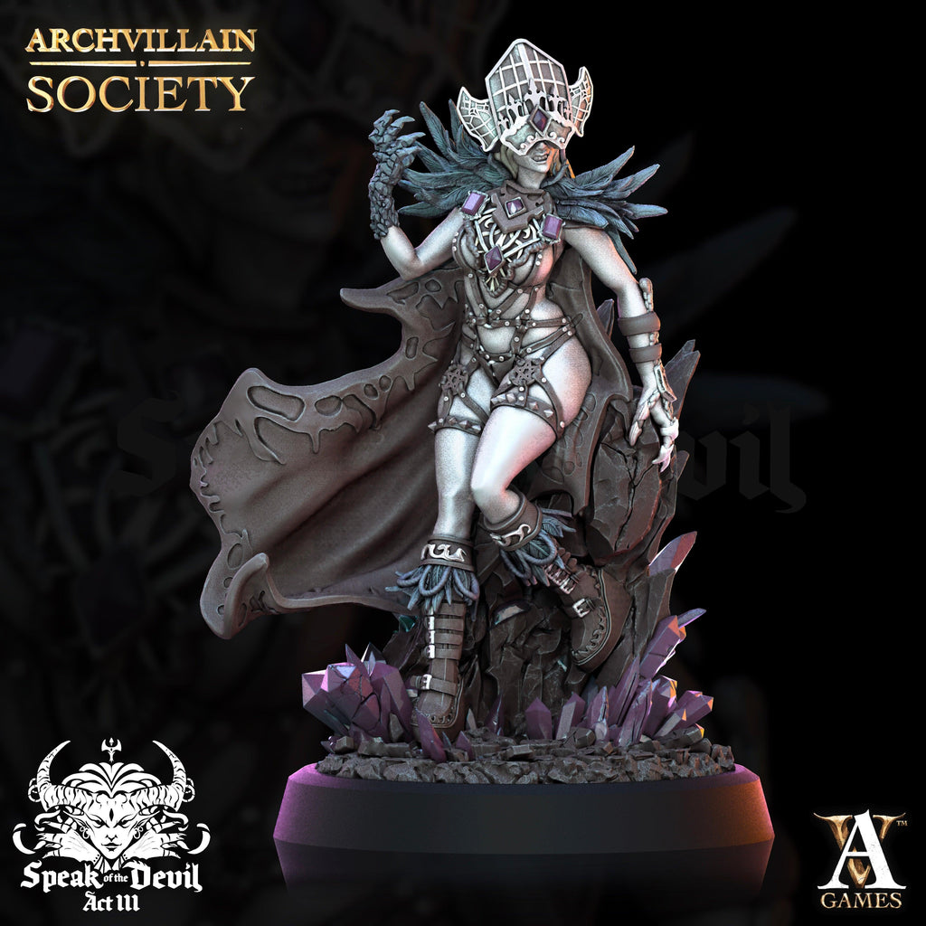 3D Printed Archvillain Games Keleera - The Lustseer Archvillain Society Vol. XXV 28 32mm D&D