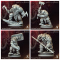 3D Printed Archvillain Games Kor'garal Varrak Orc Legacy Wrath of the Grimskorn 28 32mm D&D