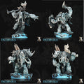 3D Printed Archvillain Games Mammuti Frostburn Horrors - Path of Ice 28 32mm D&D