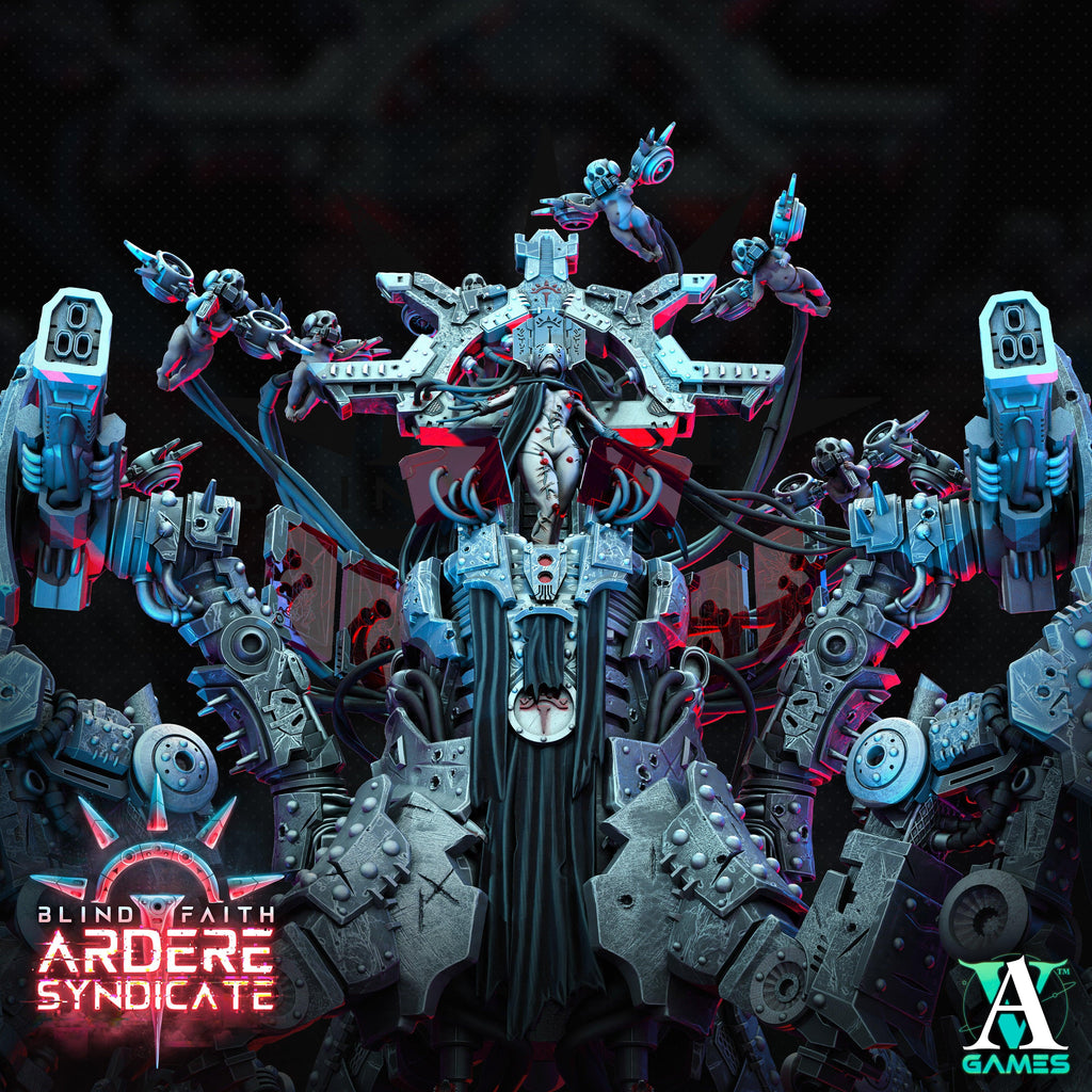 3D Printed Archvillain Games Matrise - Prophet of Ardere Blind Faith - Ardere Syndicate 28 32mm D&D
