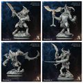 3D Printed Archvillain Games Moontaur Moondance - Shadows of Argantos 28 32mm D&D