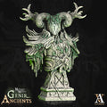 3D Printed Archvillain Games Nature's Wrath Genir Ancients - Verdant Ancient Bust 28mm 32mm D&D