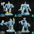 3D Printed Archvillain Games Norgrem Ironclads Vahlstahd - Norgrem Clan 28 32mm D&D