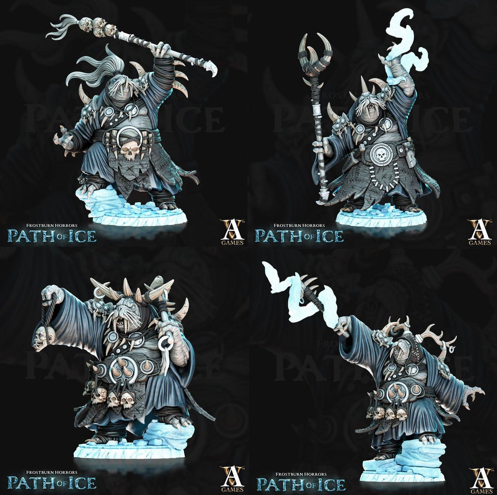 3D Printed Archvillain Games Odoben Doomseekers Frostburn Horrors - Path of Ice 28 32mm D&D