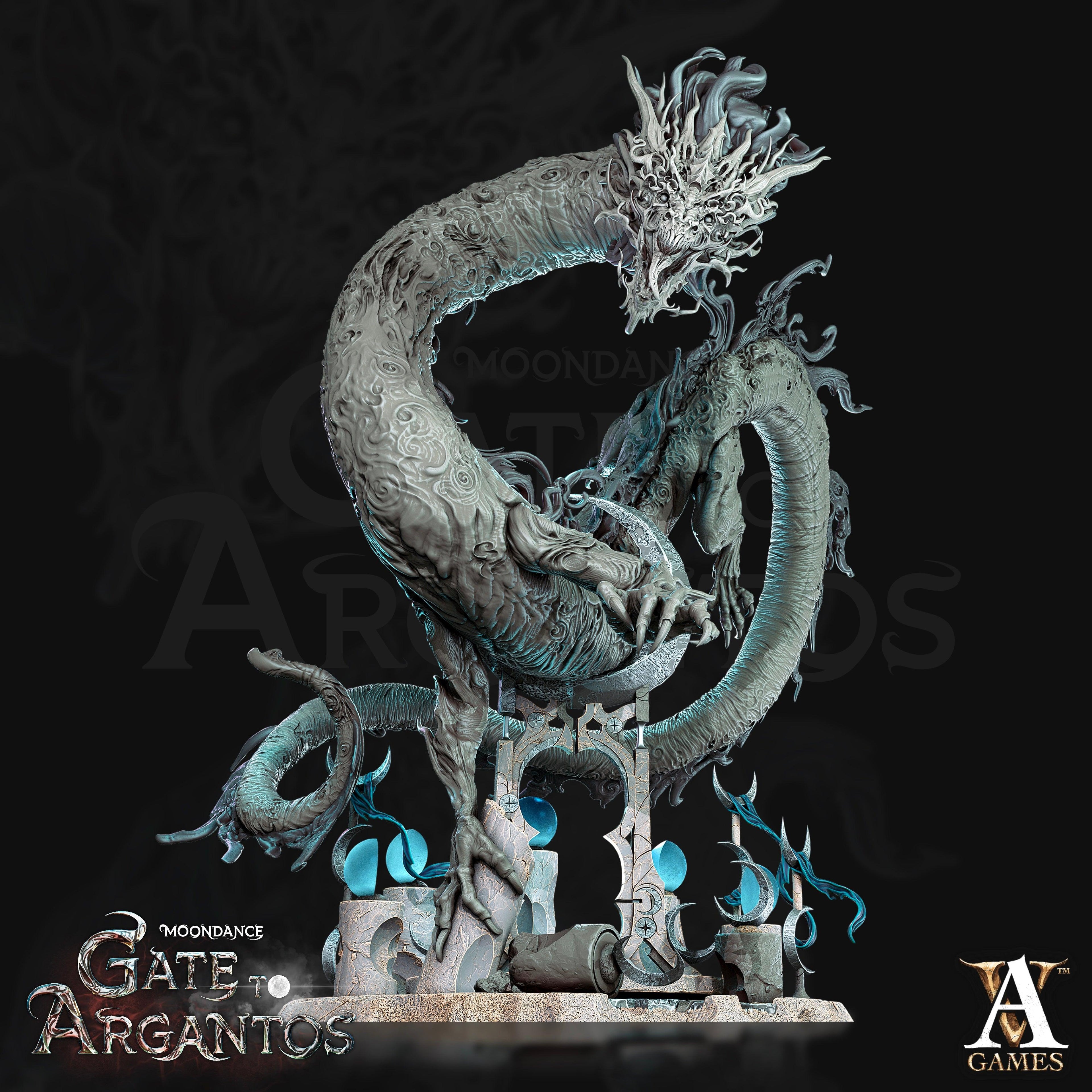 3D Printed Archvillain Games Penumbrus - Moon Herald Moondance - Gate to Argantos 28 32mm D&D