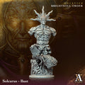 3D Printed Archvillain Games Solcurus Bust Solstice Ray of Sol Myr 28 32mm D&D