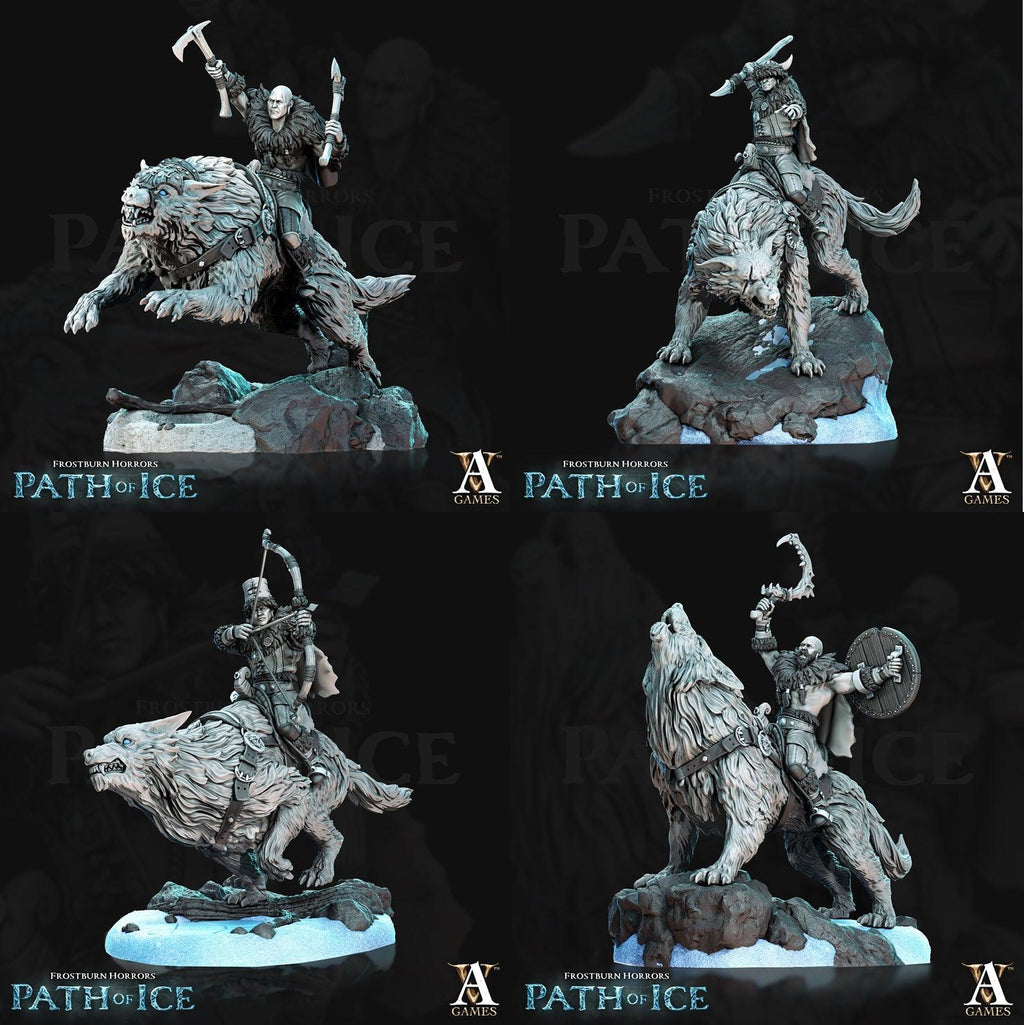 3D Printed Archvillain Games Susimia Icewarg Raiders Frostburn Horrors - Path of Ice 28 32mm D&D