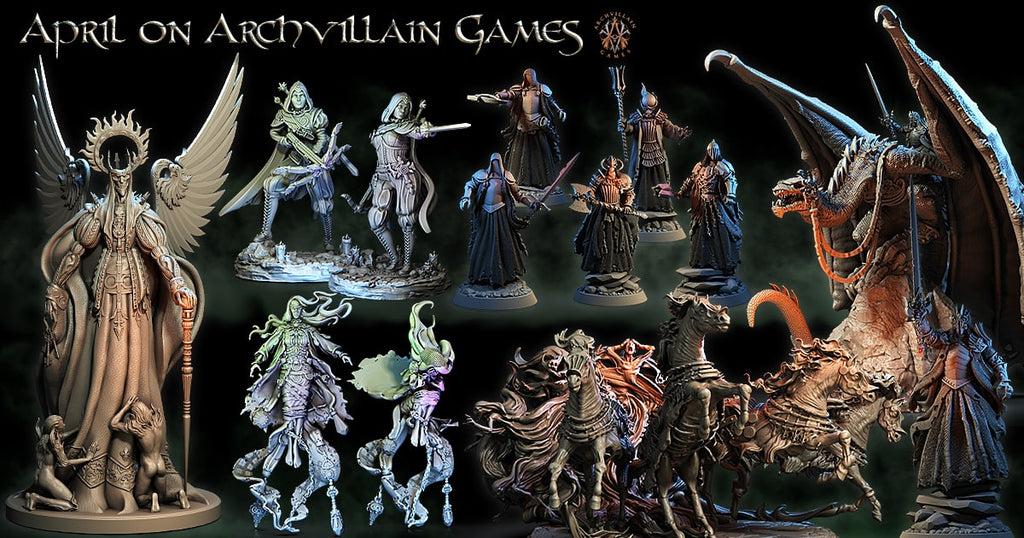 3D Printed Archvillain Games The Baron The Sorrowsown 28 32mm D&D