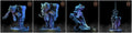 3D Printed Archvillain Games The Deathknight Order Shadowblades 28 32mm D&D