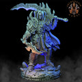 3D Printed Archvillain Games The Deathknight Order Wulgreth the Undead General 28 32mm D&D