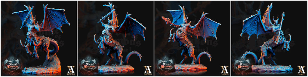 3D Printed Archvillain Games Tome of Demons Vol. 1 - Decataurs 28mm 32mm D&D