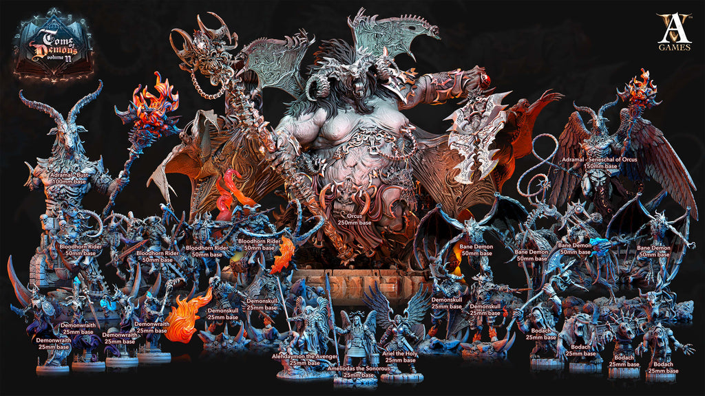 3D Printed Archvillain Games Tome of Demons Vol. II - Bodach 28mm 32mm D&D
