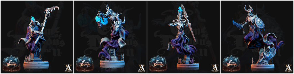 3D Printed Archvillain Games Tome of Demons Vol. II - Demonwraiths 28mm 32mm D&D