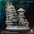 3D Printed Archvillain Games Urul The Eternal Archivist Archvillain Bestiary Vol. X 28 32mm D&D