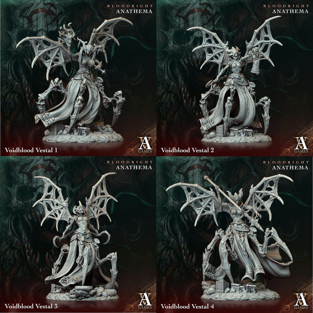 3D Printed Archvillain Games Voidblood Vestal Bloodright - Anathema 28 32mm D&D