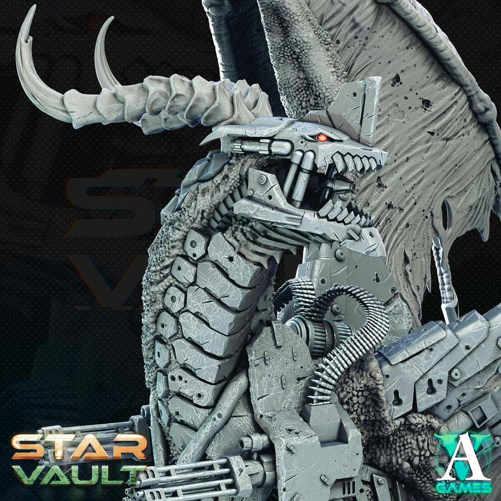 3D Printed Archvillain Games Xarga Galactic Tyrant The Star Vault 28 32mm D&D