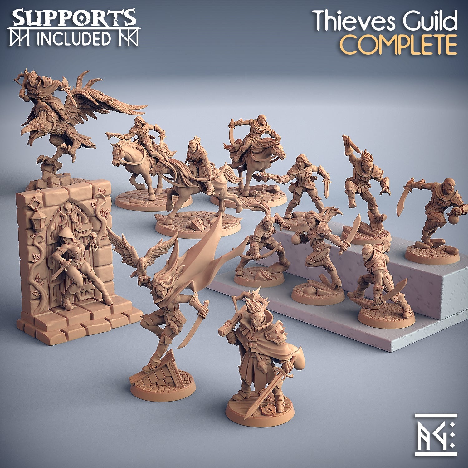 3D Printed Artisan Guild Standalone Weapons Thieves Guild 28mm 32mm