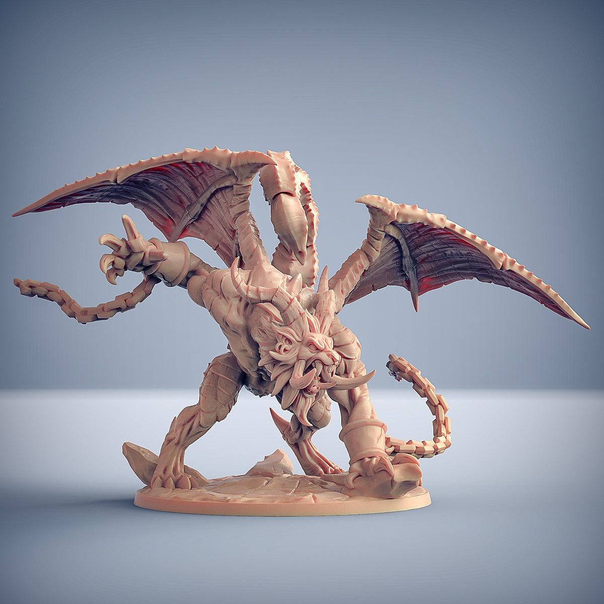 3D Printed Artisan Guild Ashen Manticore Epic Bosses 28mm 32mm