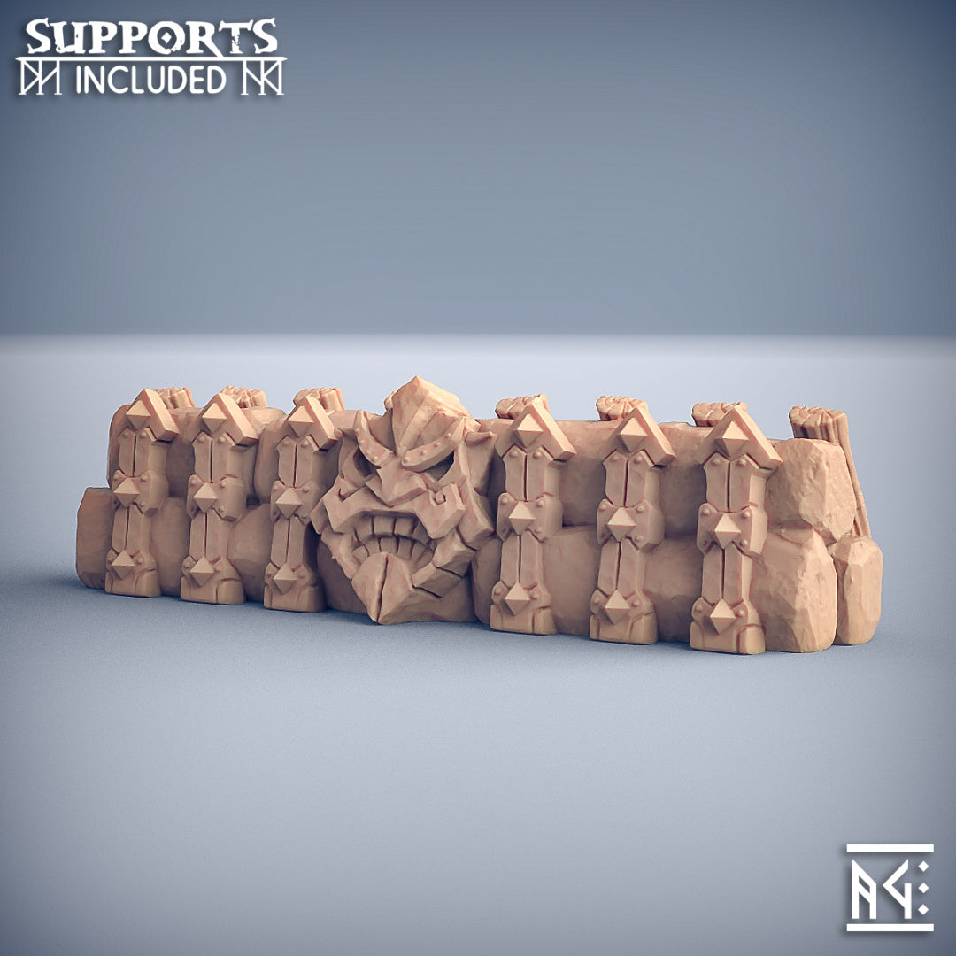 3D Printed Artisan Guild Dwarven Emplacement Dwarven Oathbreakers 28mm 32mm