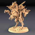 3D Printed Artisan Guild Gryphsteed and Warhorse Mounted Heroes Fighters Guild Set 28mm 32mm