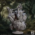 3D Printed Artisan Guild Malgob Faldorn Hobgoblin Bust Set 28mm 32mm