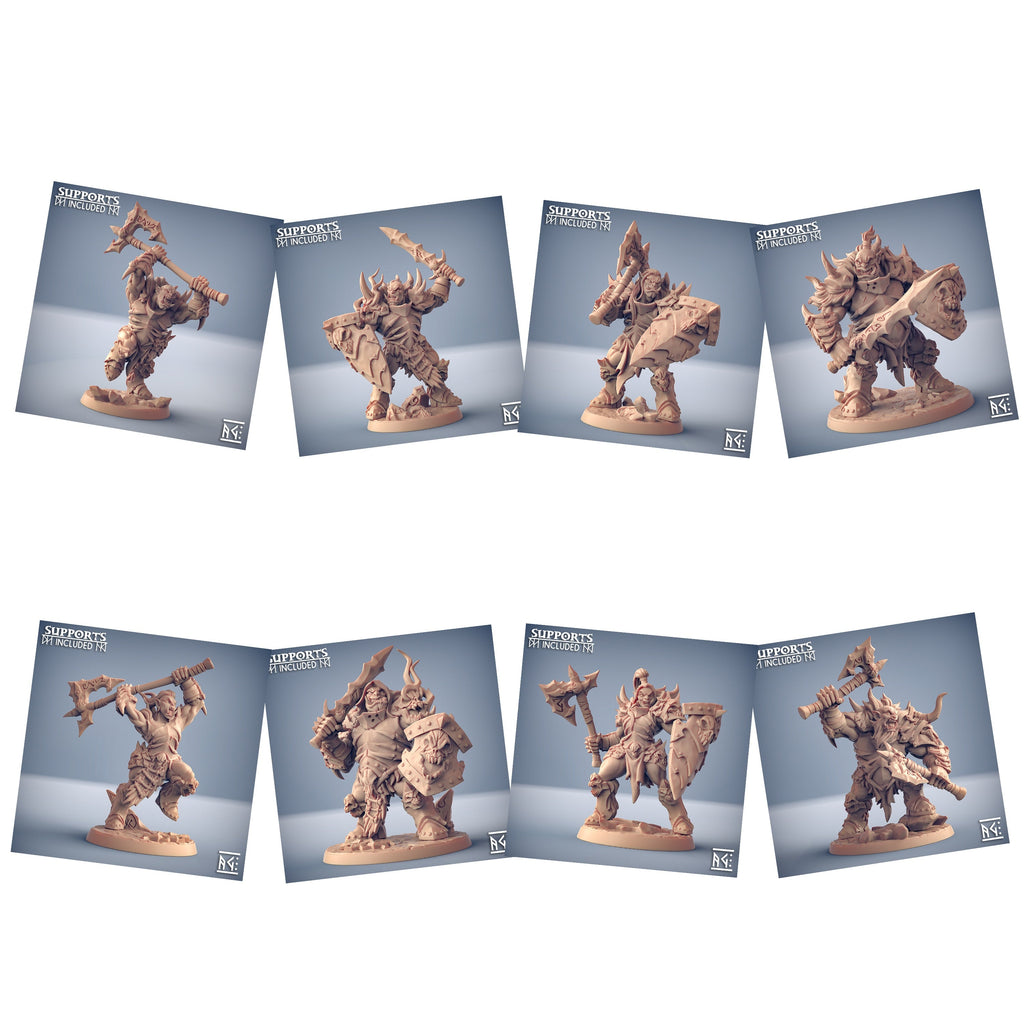 3D Printed Artisan Guild Modular Frostmetal Clan Frostmetal Clan 28mm 32mm