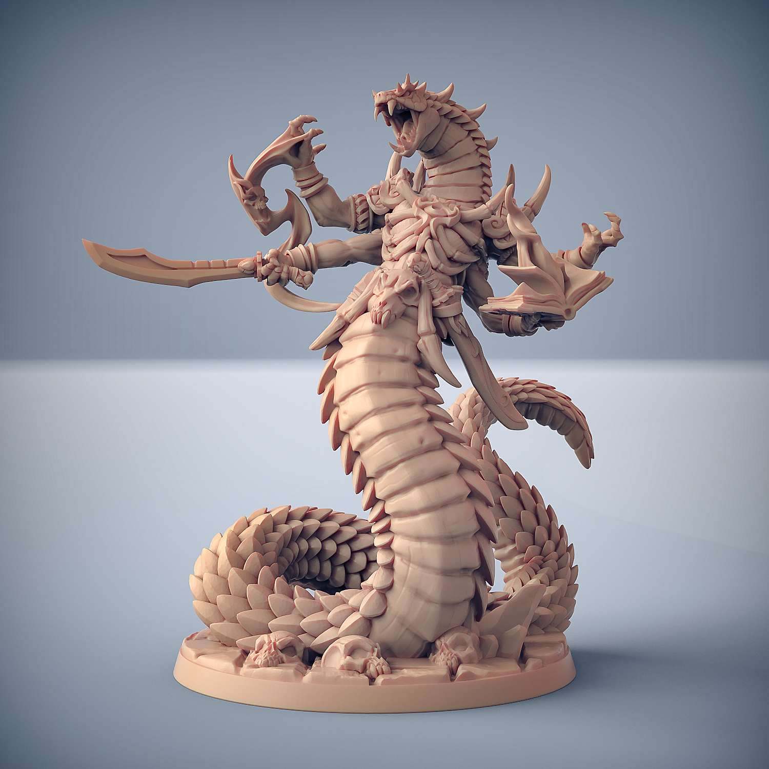 3D Printed Artisan Guild Nargskerak Darkscale Maneaters Nagarots 28mm 32mm