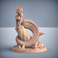 3D Printed Artisan Guild Princess Kseerix (pinup) Maneaters Nagarots 28mm 32mm