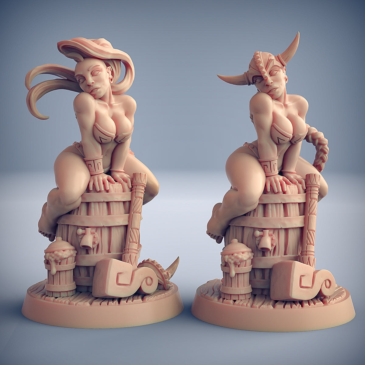 3D Printed Artisan Guild Runa - Dwarven Beauty Dwarven Defenders Set 28mm 32mm