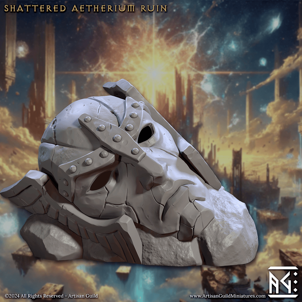 3D Printed Artisan Guild Shattered Aetherium Ruin Wrath of the Malakim Set 28mm 32mm